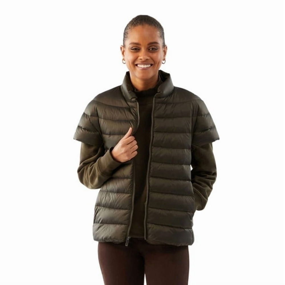 Martha Stewart Olive Puffer Vest
